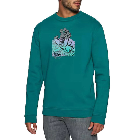 Santa Cruz Ανδρικό φούτερ Screaming Hand Divide Front Crew